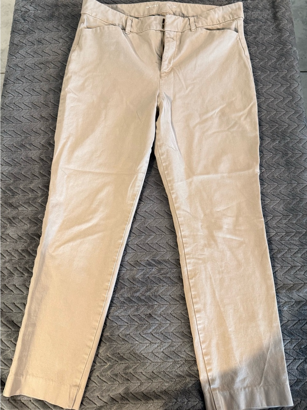 Old Navy Beige Slim Chino Pants size 12